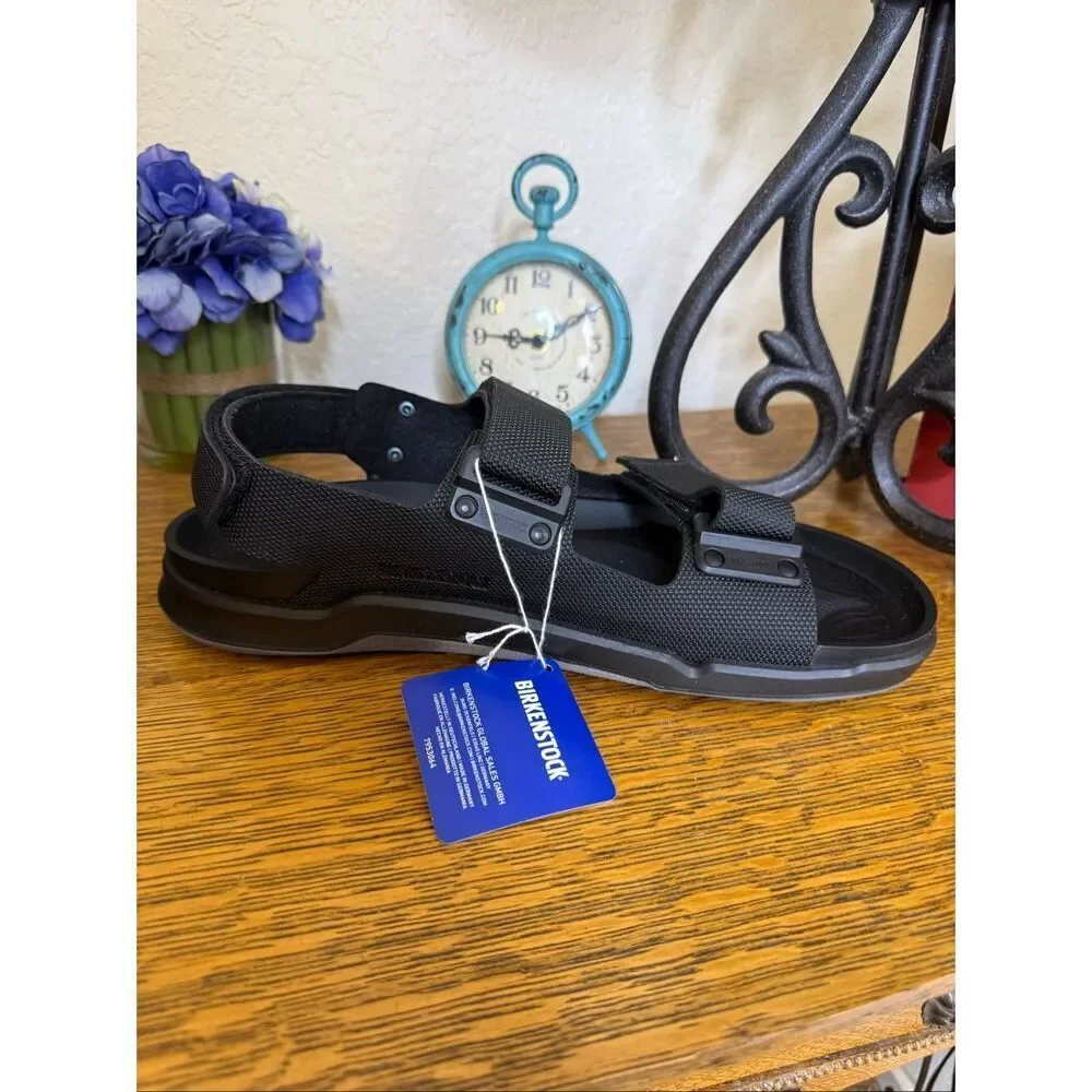 NEW Birkenstock Men’s Tatacoa Sandal Black Adjustable Strap Size 45 (US12) NIB